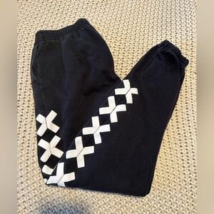DARLIN’ Black X Sweatpants - Large